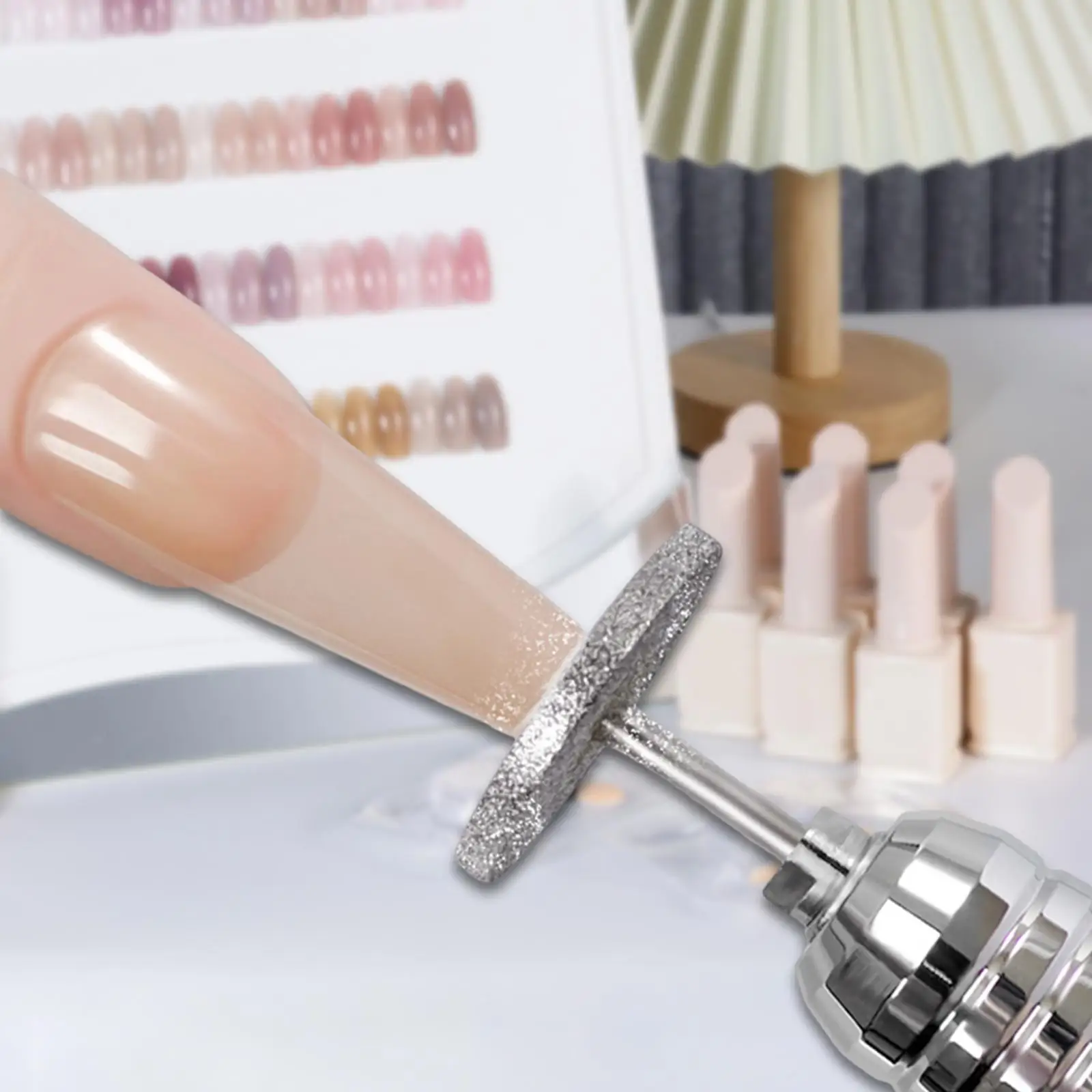 z tarczą szlifierską Głowica wiertła do paznokci narzędzie manicure Wiertło zdobienia pilnika stóp Usuwacz zrogowaceń