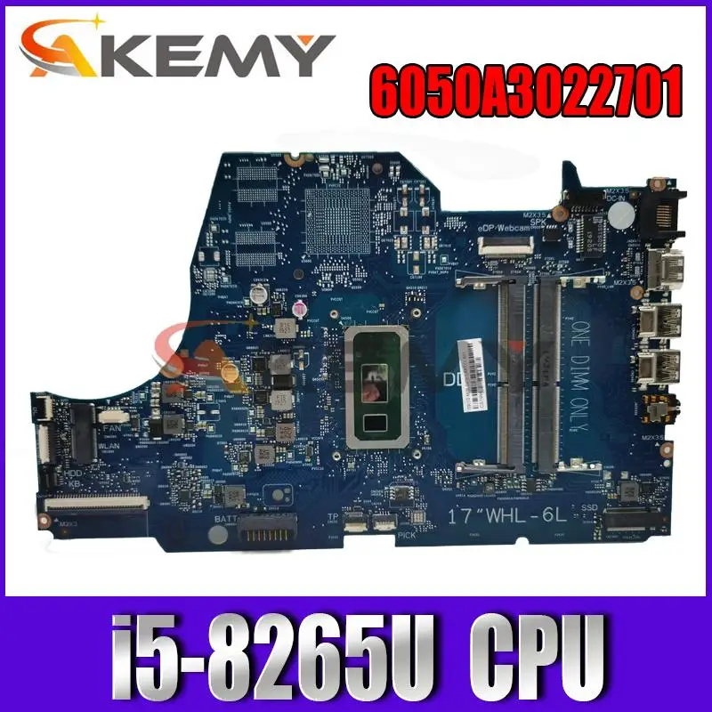 

Akemy 100% working for HP laptop 17-BY motherboard L32627-601 with cpu i5-8265u 6050A3022701-MB-A01 tested ok