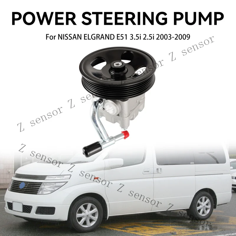 Фото Насос ГУР RRR+ 8X113468 для Nissan Elgrand E51 3.5I 2.5I 2003-2009 F8 №3