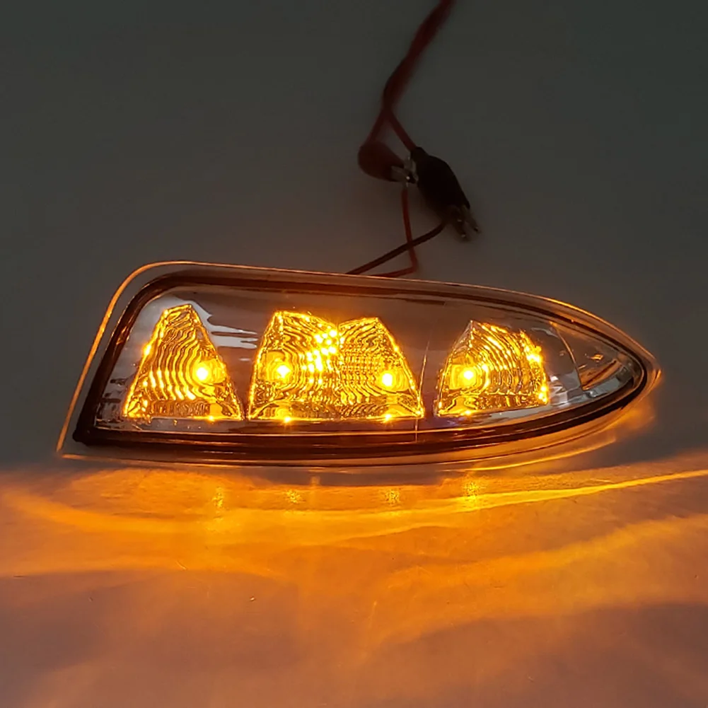 Правое боковое зеркало заднего вида янтарный свет указатель поворота для Chevy Epica