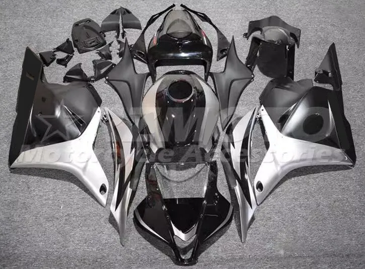 

4Gifts New ABS Motorcycle Fairings Kit Fit For HONDA CBR600RR F5 2009 2010 2011 2012 09 10 11 12 Bodywork Set Black Silver