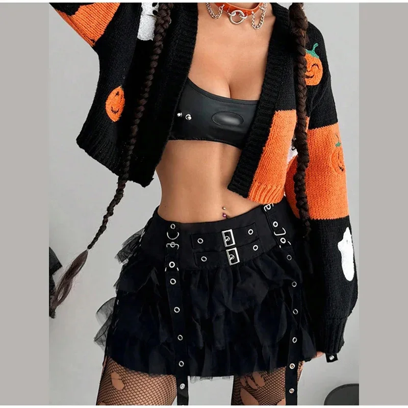 Женский вязаный кардиган с длинным рукавом винтажный свитер составного кроя