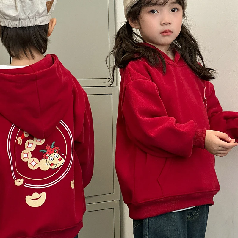Толстовка для мальчиков и девочек от 1 до 12 лет брата сестры S-3XL одинаковые