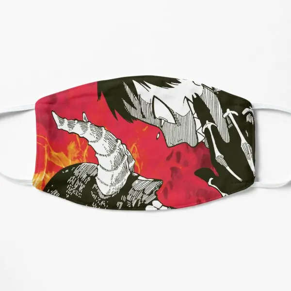 

Fire Force Anime Otaku Aesthetic Flat Printing Face Mask Accessories Washable Unisex Health Fashion Pattern Mouth Reusable