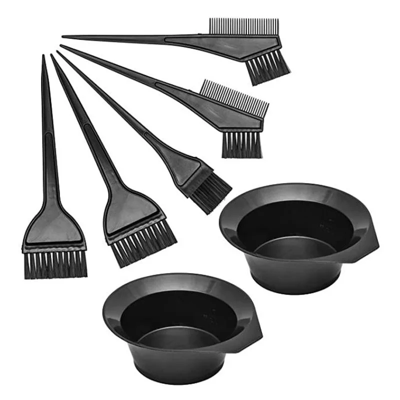 

Dyeing Mixing Bowl Brush Comb Set Hair Coloring Tools Kit Wholesale Hair Tint Brush Set