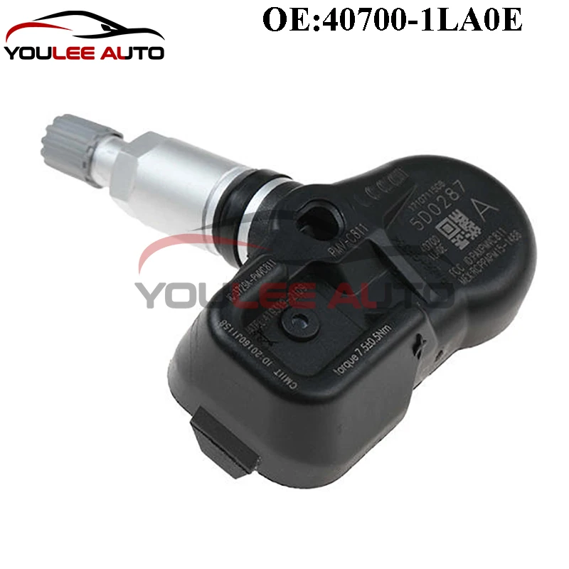 4шт 40700-1LA0E 407001 LA0E PMV-C811 Датчик давления в шинах TPMS для Nissan 370Z Cube Juke Leaf Quest Infiniti EX35 FX35