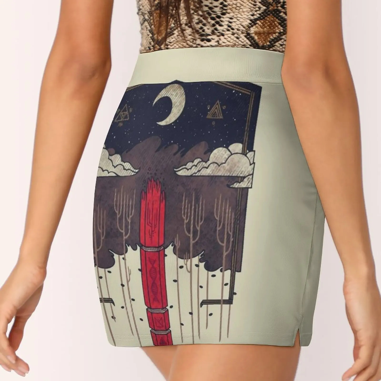 Женская юбка с обелиском The Lost модная Корейская Легкая летняя рамкой в виде