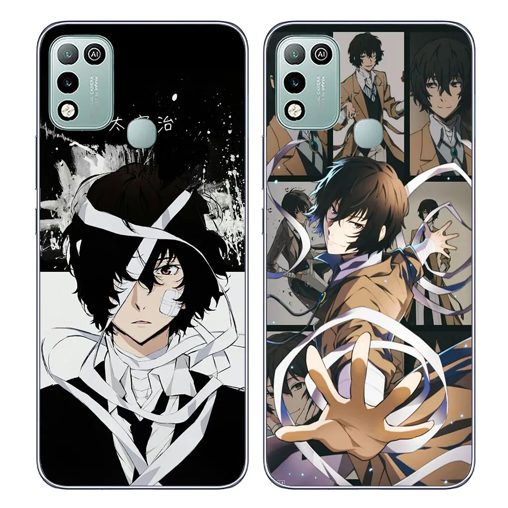 Чехол для телефона с аниме бродячие псы Bungou Motorola Moto G62 G72 G82 G84 5G 13 G14 G53 G54 Edge 40 neo Pro G23