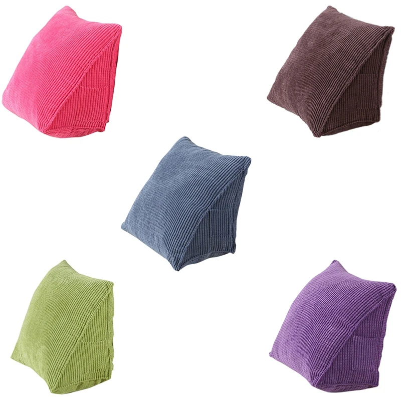 

LBER Reading Backrest Cushion Wedge Pillow Back Cushion Lumbar Pad Bed Office Chair Rest Pillow Back Support Pillow