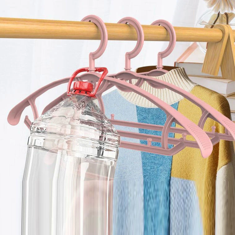 20 шт. пластиковые вешалки для одежды розового и синего цвета