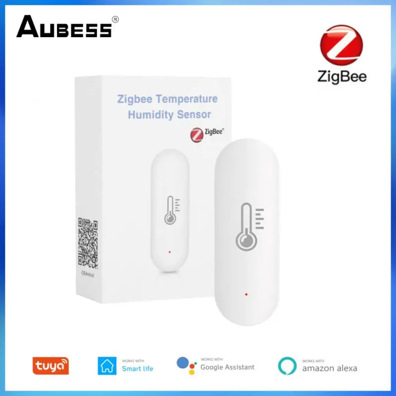 

Tuya Smart ZigBee Temperature And Humidity Sensor Smart Life Indoor Hygrometer Smart Home Works With Alexa Google Assistant