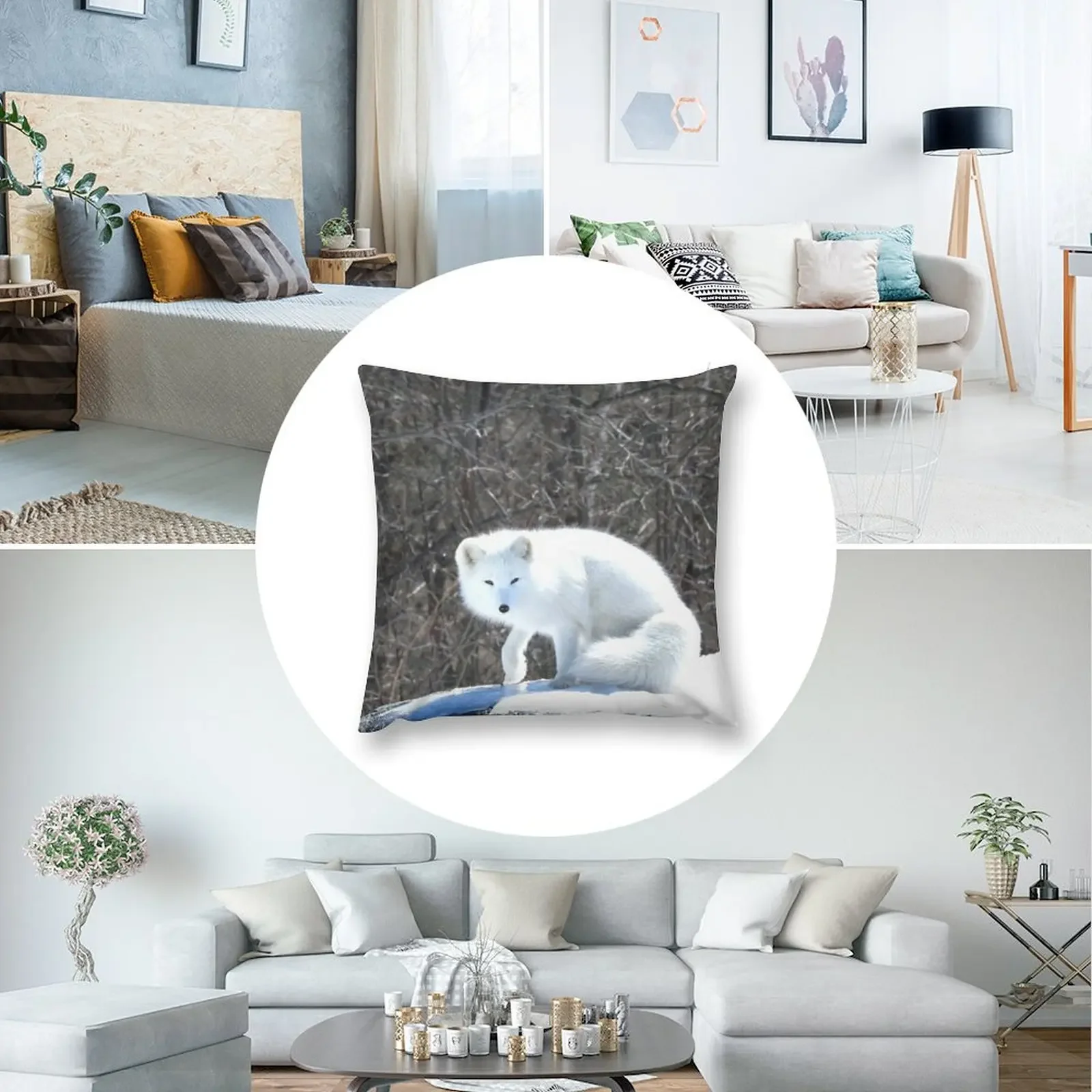 Декоративная наволочка Artic Fox подушка для дивана
