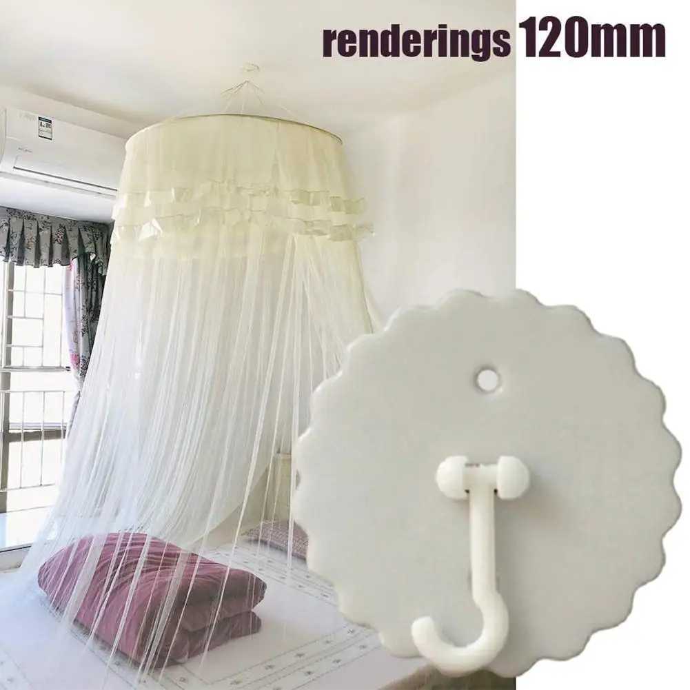 

Ceiling Plastic Hooks Mosquito Net Hanger Wall Holder Floor Overhead Ways Cabinet Porch Install Hooks Hook Two Hooks to War Y2G8