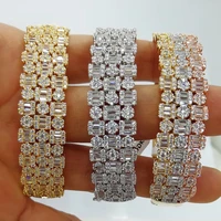 missvikki trendy luxury bangle womens jewelry shiny 3a cubic zircon bracelet female fashion high quality accessories best gift