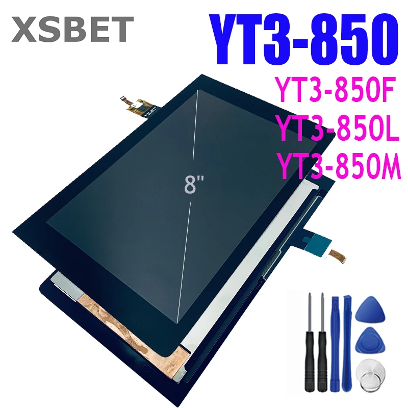 Для Lenovo Yoga TAB 3 8 0 YT3-850 LCD YT3-850F YT3-850L дисплей сенсорный экран дигитайзер в сборе -