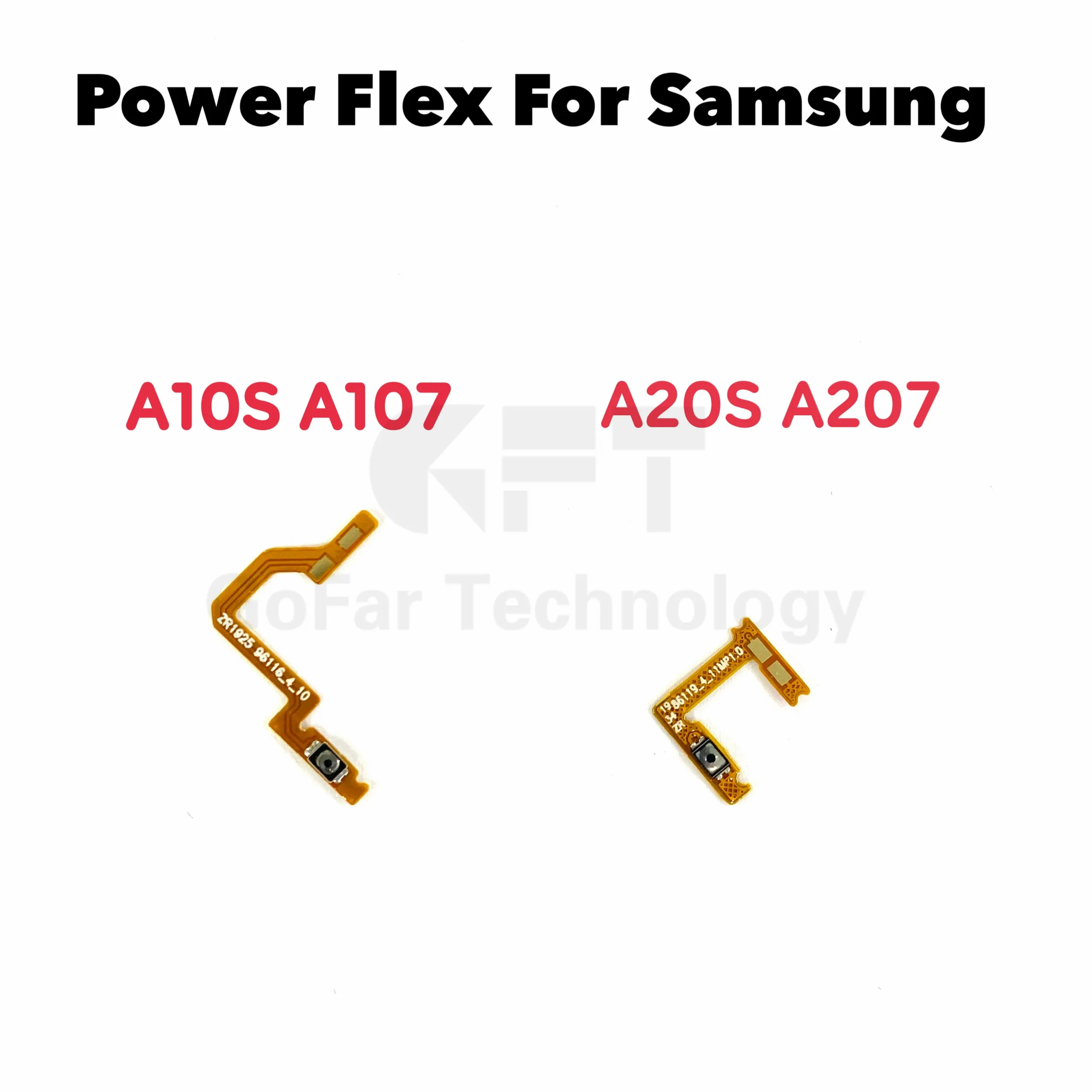 

5 шт.-50 шт. кнопки включения/выключения питания гибкий кабель для Samsung Galaxy A10S A107 A20S A207