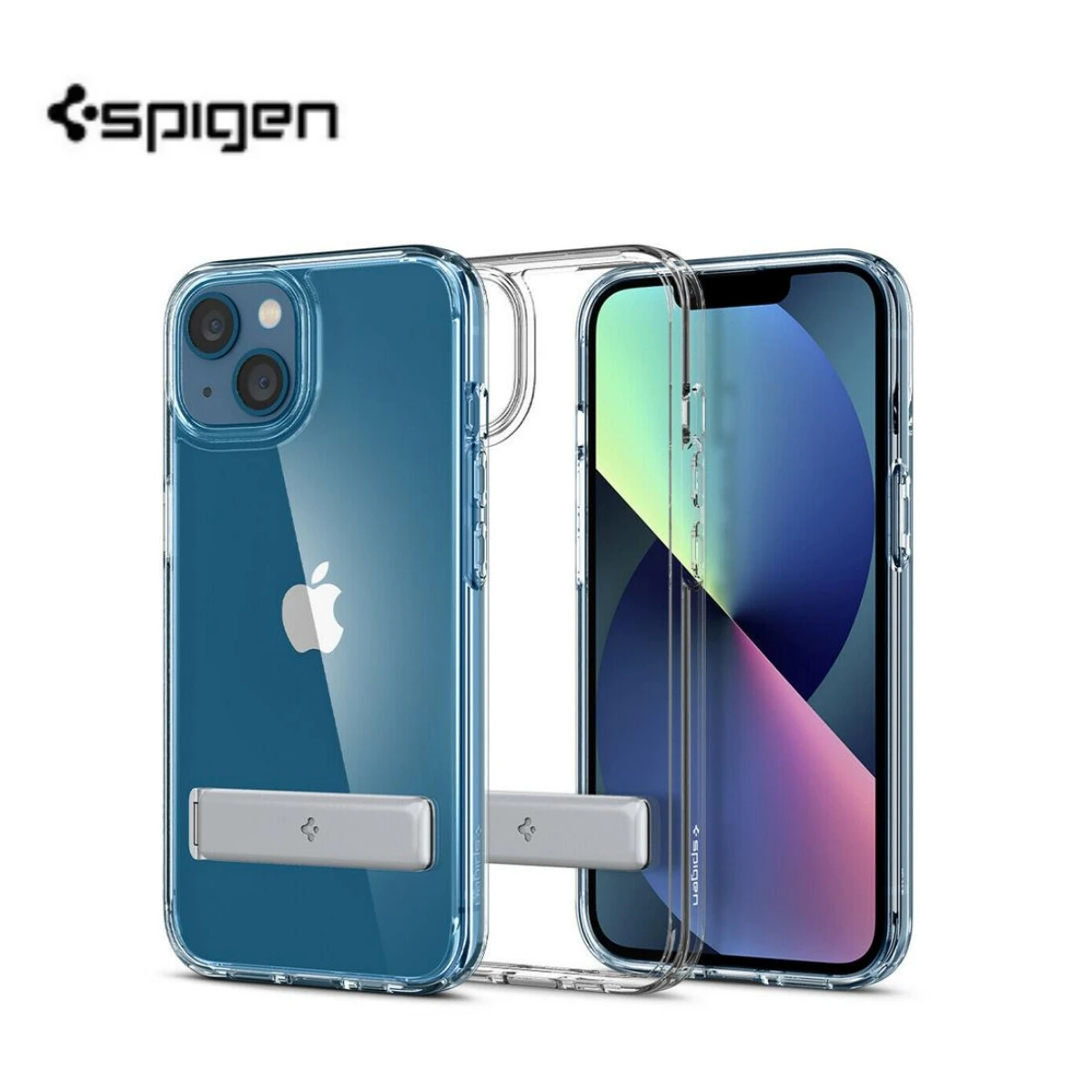 Оригинальный Spigen для IPhone 12 13 14 Pro Max портативный чехол-подставка со встроенной металлической невидимой подставкой и кнопкой для 14Plus