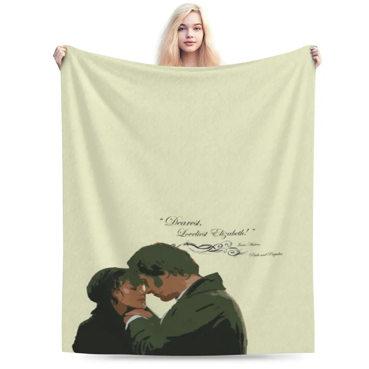 Гордость и предубеждение дорогая любовь Элизабет ультрамягкое одеяло из