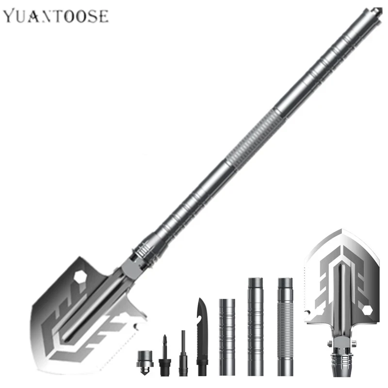 Военная Тактическая многофункциональная лопата для самородков, инструменты для кемпинга, выживания, складная лопата, оборудование для автомобиля, лопата для снега