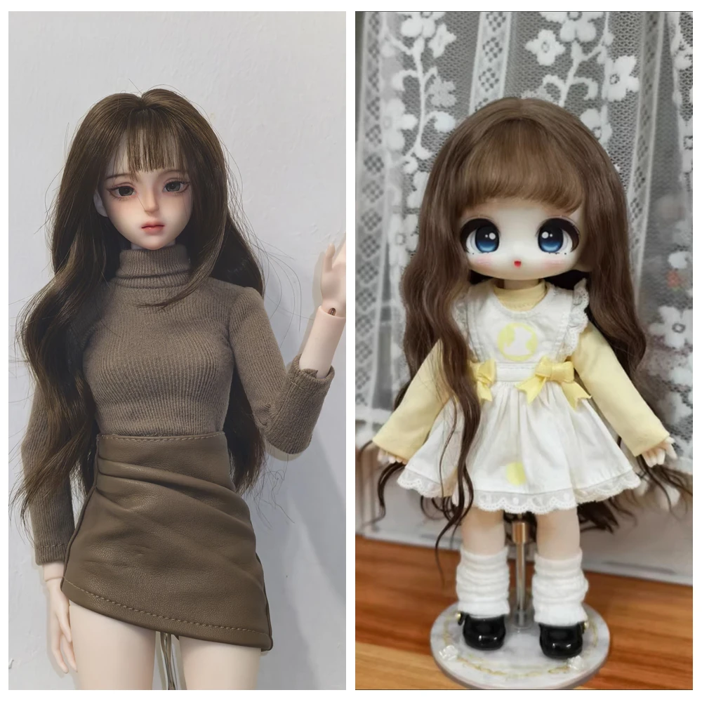 Аксессуары для кукол: шарнирные куклы 16, 14, 13 YOSD, MSD, BJD, парик для мальчикадевочки, длинный парик, игрушка (art.: 3920da307666e) - 3920da307666e