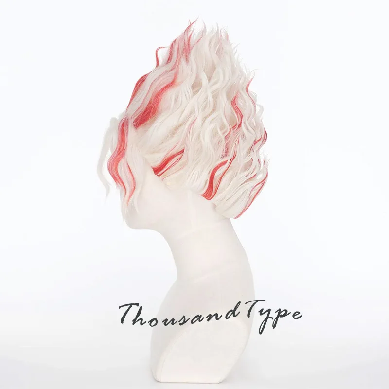 Аниме Дандан Окарон Кен Такакура Косплей Парик Взрослый Унисекс Красный Белый