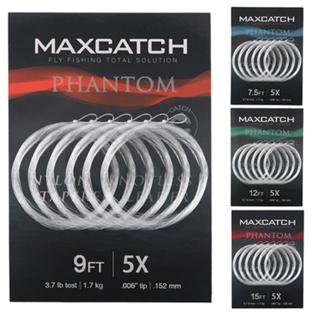 5Pcs Tapered Leader Fly Fishing Line 9FT 0X/1X/2X/3X/4X/5X/6X/7X 5Pcs Tapered Leader Fly Fishing Line 9FT Cords