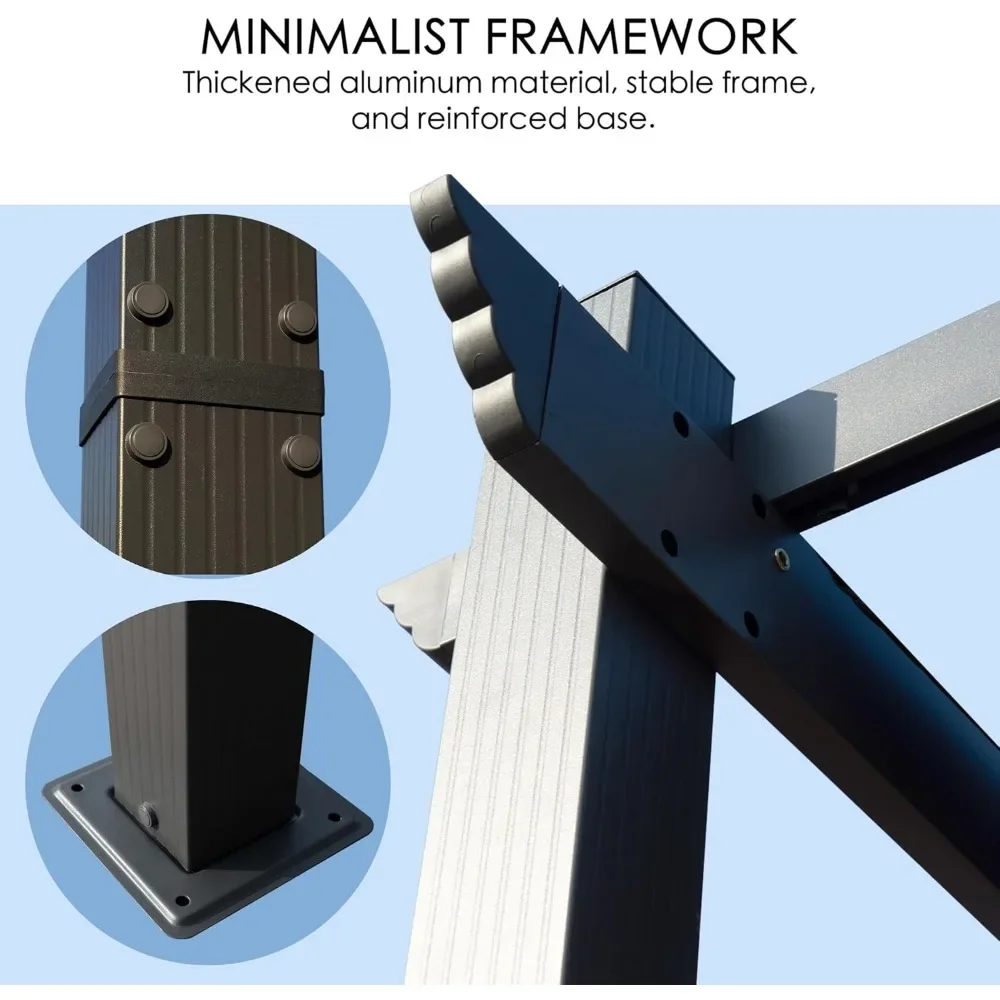 Уличная Выдвижная беседка с солнцезащитным козырьком навес для внутреннего
