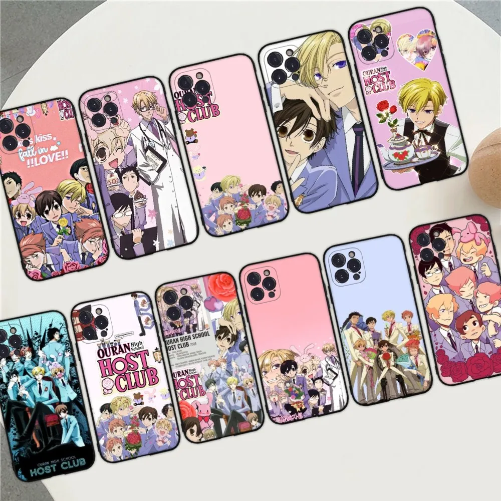 

Ouran High School Host Club Phone Case For IPhone 14 13 12 Mini 11 Pro XS Max X XR SE 6 7 8 Plus Soft Silicone Cover