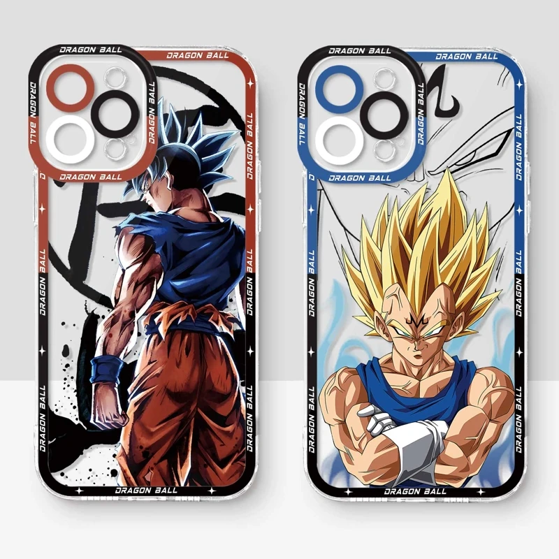 

for Xiaomi Redmi 11T Mi 11 Lite 5G 9A 9C 9 10 M3 4G X3 X4 PRO NFC GT Soft Tpu Clear Dragon Ball Z Anime Poster Case