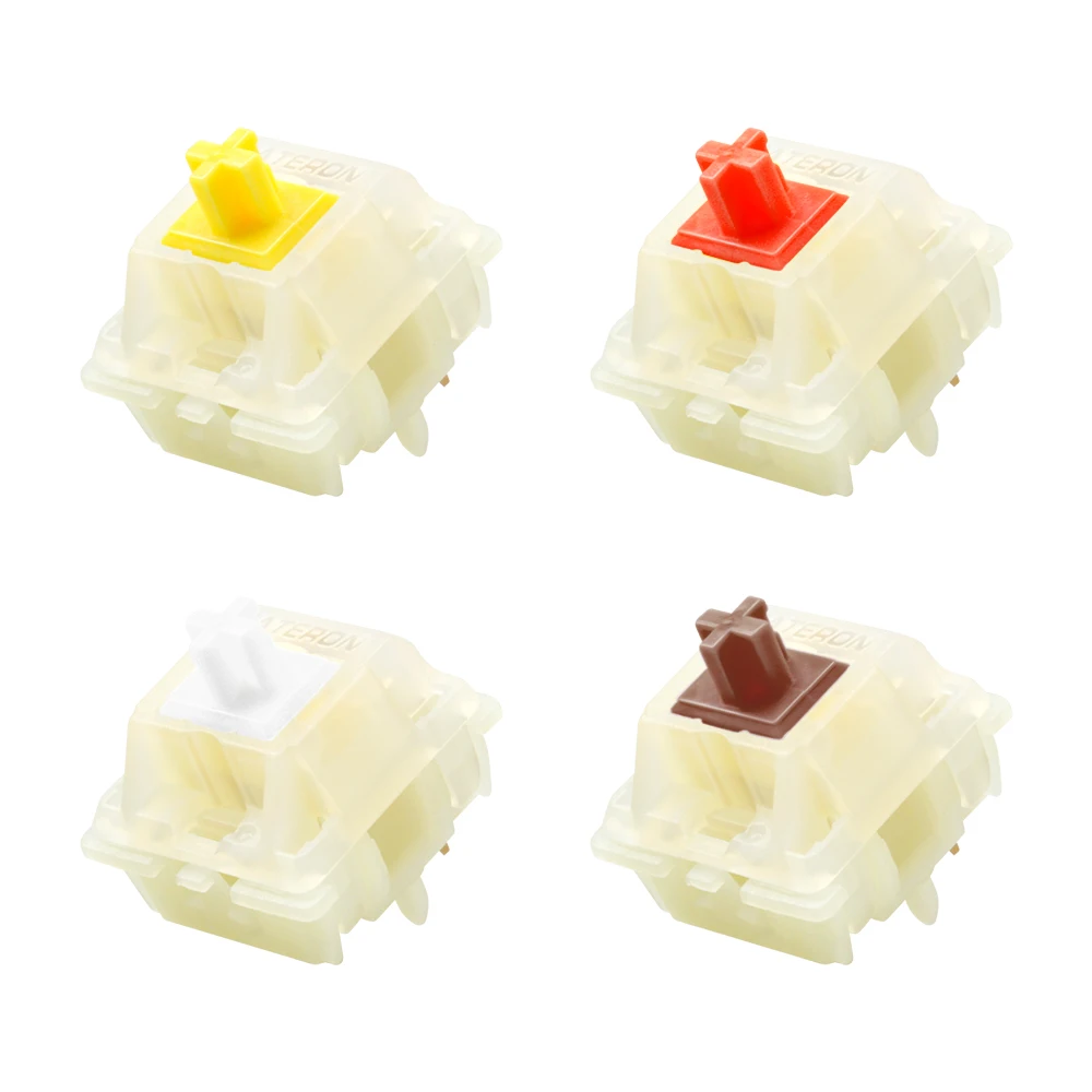 

Gateron Switches Mechanical Keyboard KS-3 5 Pin Red Yellow White Brown RGB Silent Clicky Linear Tactile Compatible Cherry MX