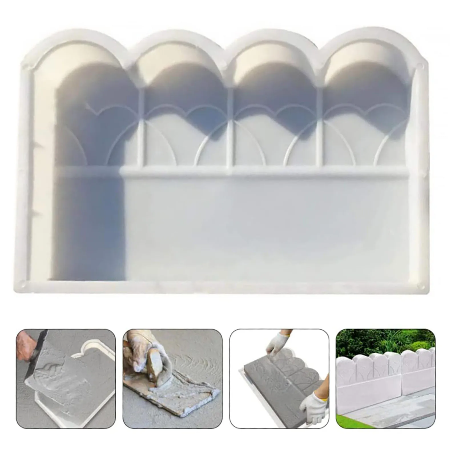 Бетонная фотоформа многоразовые строительные блоки DIY для рыбного пруда двора