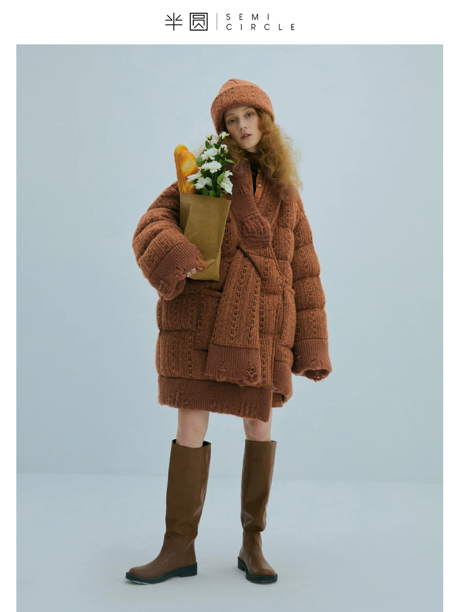 Рисунок 2 - Зима 2022, женский шерстяной пуховик