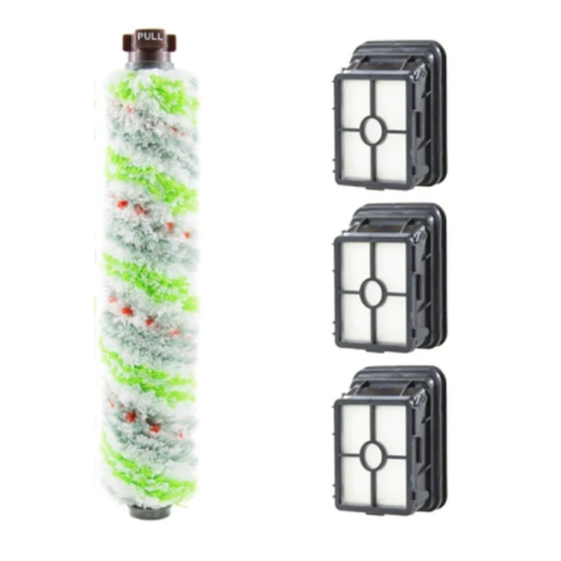 

Multi Surface Pet Brush Roll 2306 And 3 Pack 1866 Vacuum Filter Compatible For Bissell Crosswave 1785 2306 2551 Wet Dry