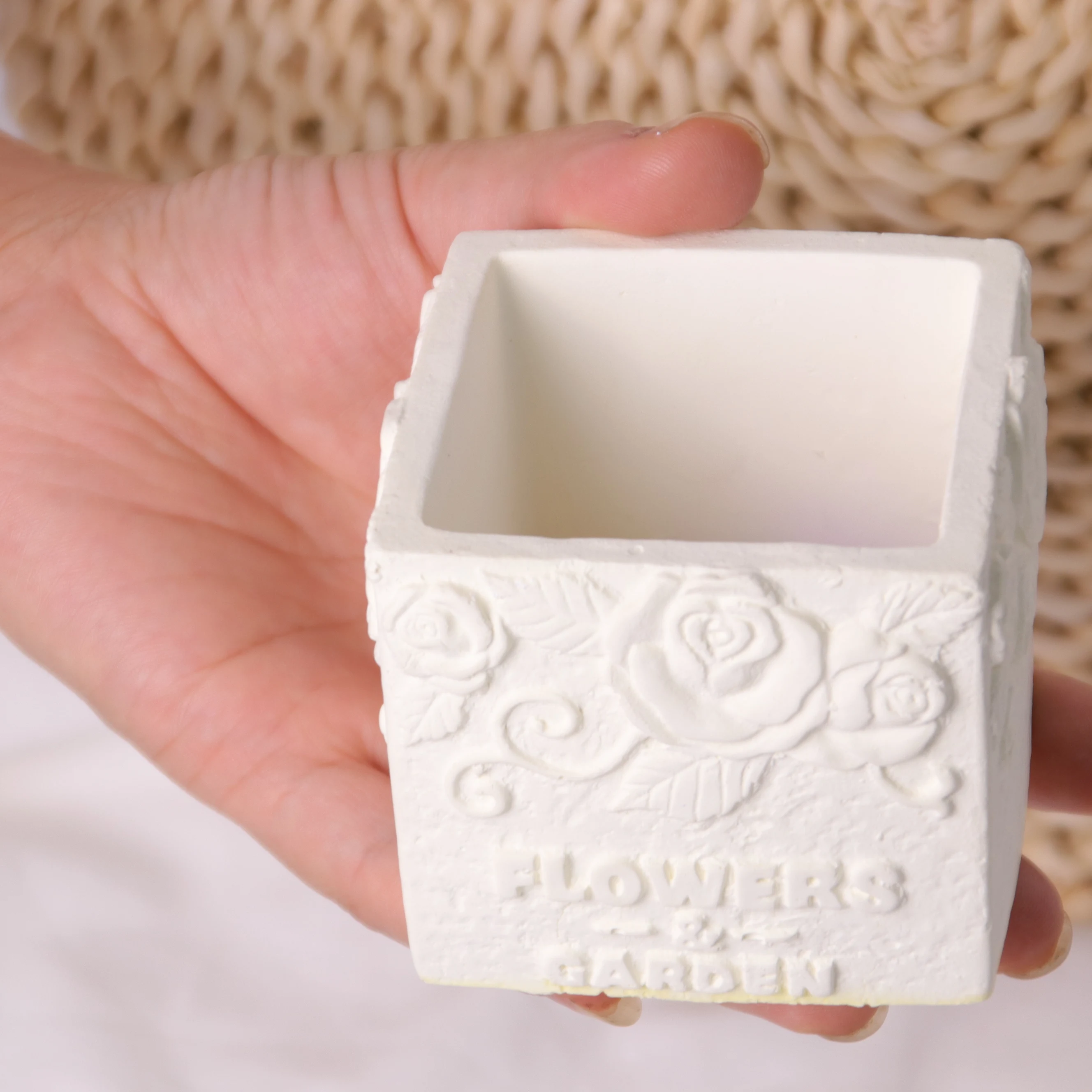 Квадратная искусственная форма для бетона силиконовые формы горшков и цветочных