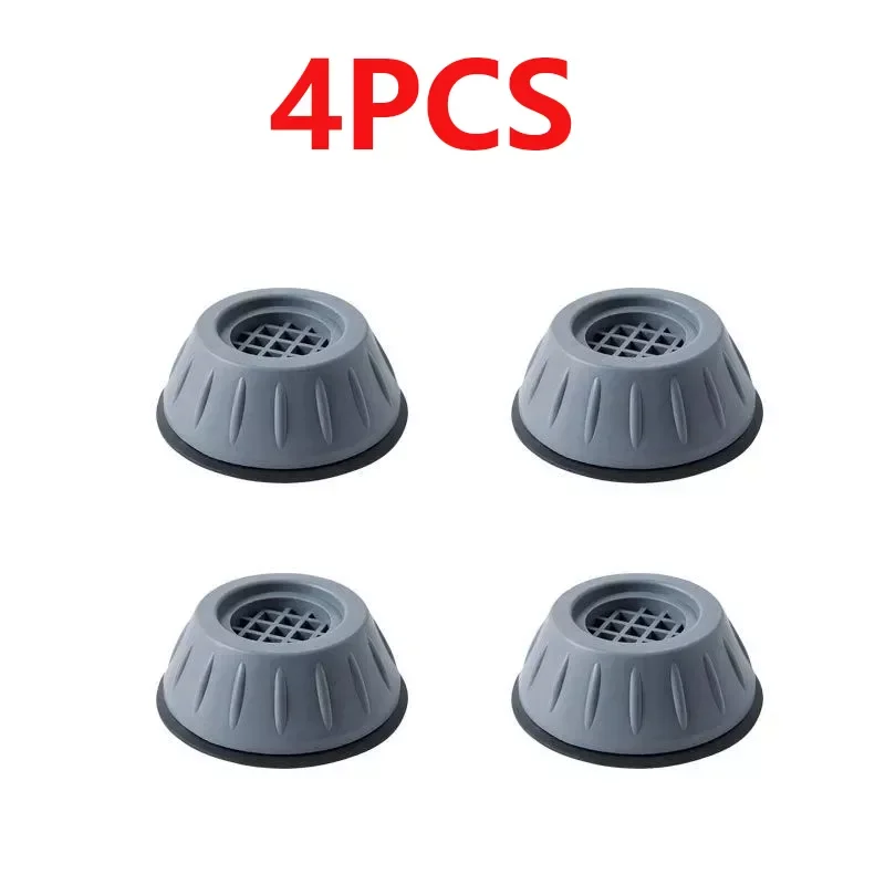 

1/4pcs Anti Vibration Washer Feet Pad Universal Washing Machine Anti-Skid Roller Kit Furniture Lifting Foot Base