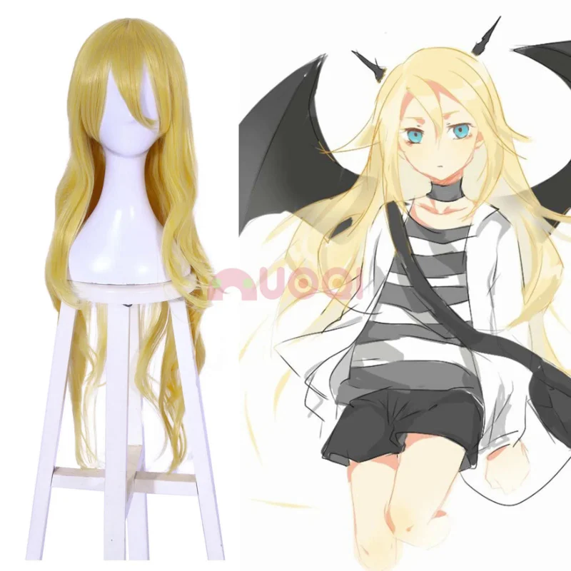 Длинные натуральные волнистые парики для косплея с изображением ангелов смерти