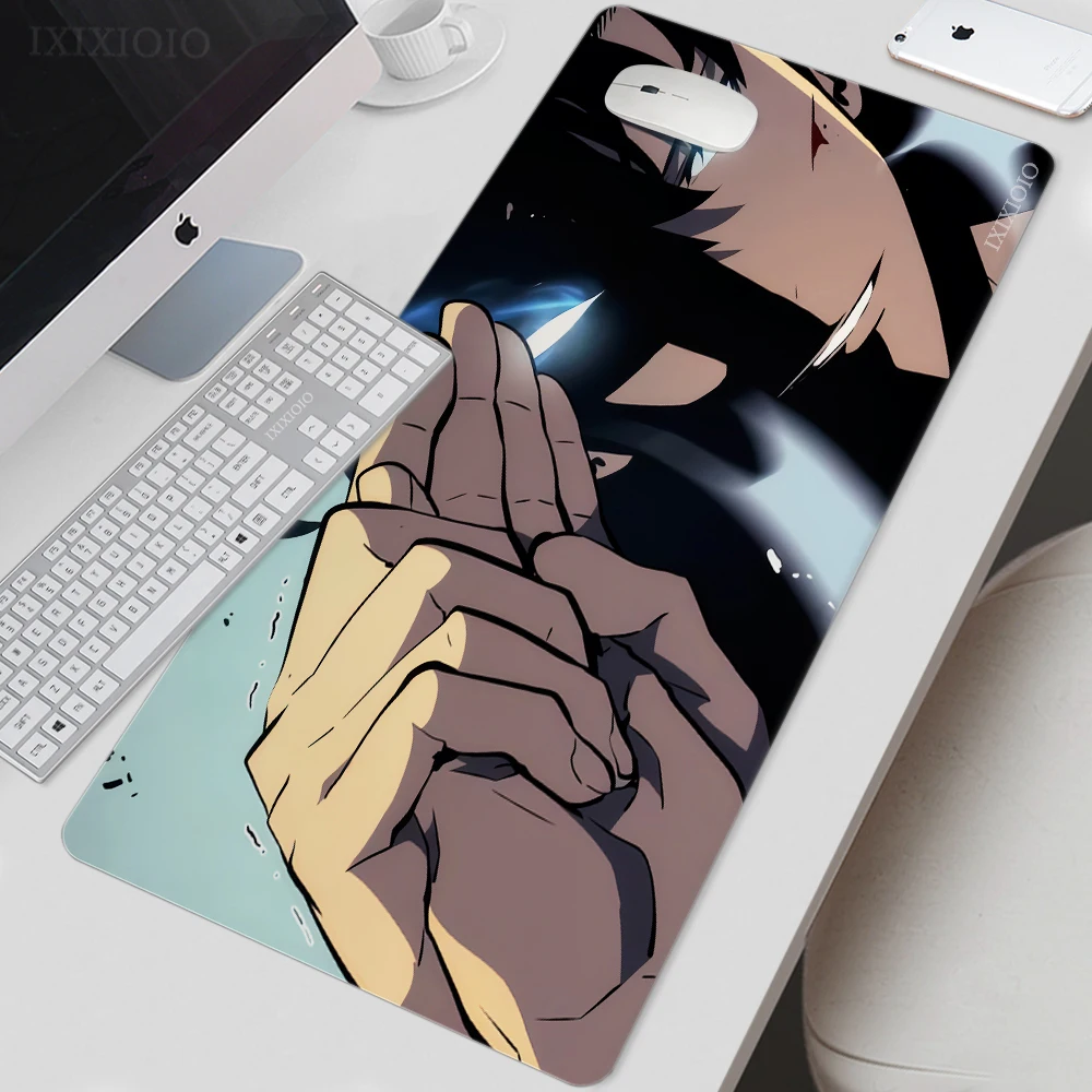 

Anime Solo Leveling Mouse Pad Gaming XL Large Custom Mousepad XXL Mouse Mat Desk Mats Carpet Non-Slip Office Soft Mouse Mat