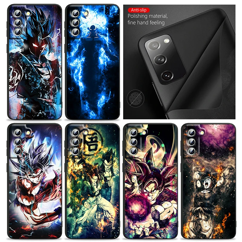 

Dragon ball super handsome fight Phone Case For Samsung S22 S21 S20 Ultra FE S10 S9 S8 Plus 4G 5G S10 Edge Silicone TPU Cover