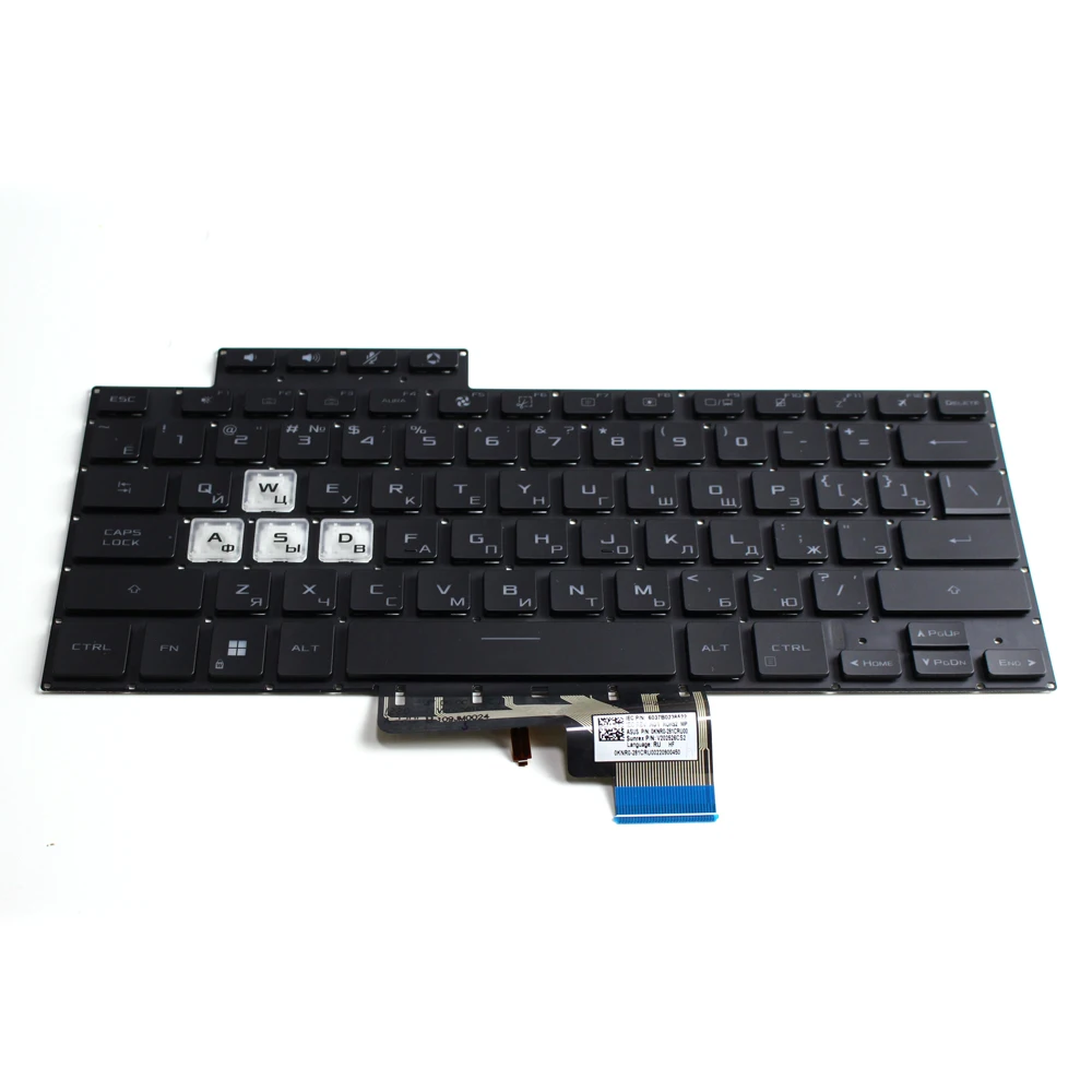 Новая клавиатура для ноутбука Asus TUF Dash F15 FX516P FX516PC FX516PE FX516PR FX516PM RU раскладка с