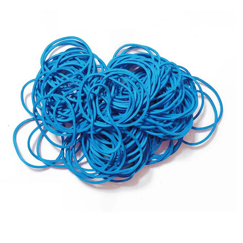 

Blue Elastic Rubber Bands Home Office Stretchable Band Sturdy Rubber Elastics For Hair Circle High Qualityb Dia38mm Thk1.5mm