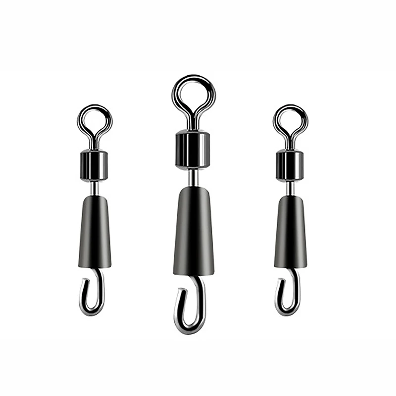 

20pcs Carp Fishing Quick Change Feeder Swivels Method Feeder Swivel Snaps Fishing Accessories Tool Jig Hooks Tackle Connector