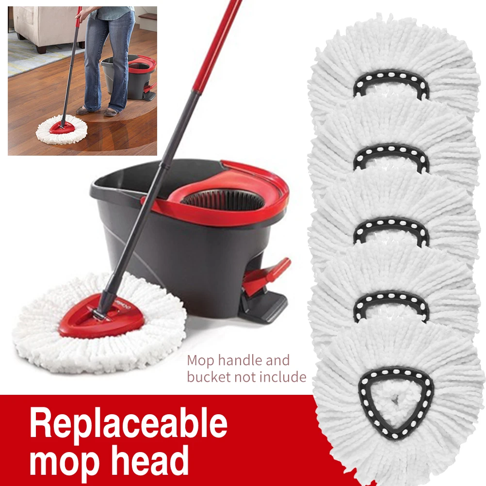 

5 шт., сменные швабры из микрофибры