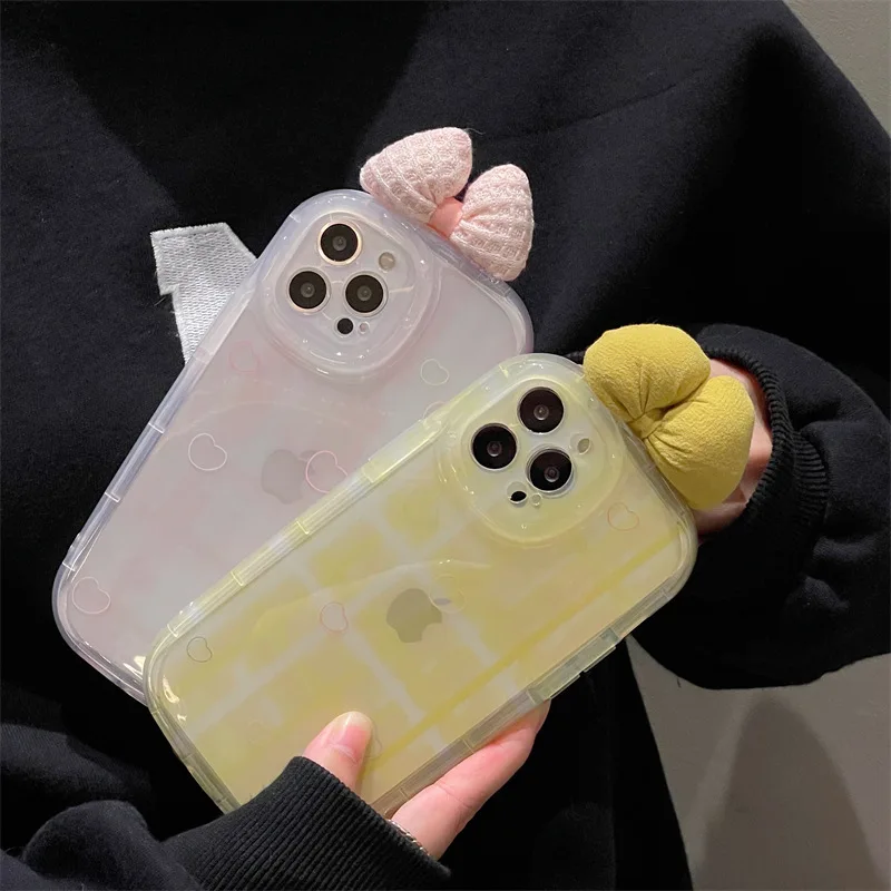 

Transparent Check Line Heart Phone Case Cover for IPhone 14 Plus 11 12 13 14 Pro Max Shockproof Cases for IPhone 14 Case