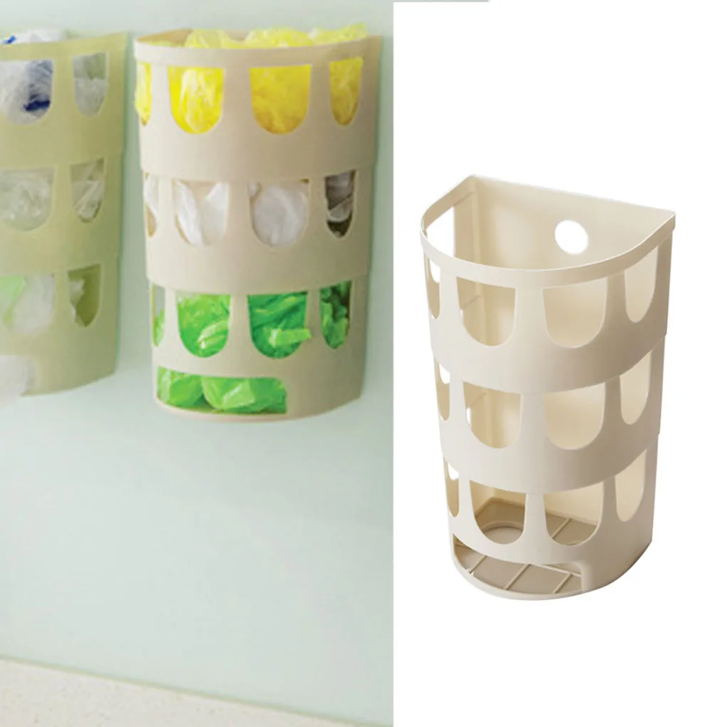 

Многофункциональный настенный держатель для мусорных мешков, пластиковый пакет, контейнер, коробка для хранения, стойка для всякой всячины...