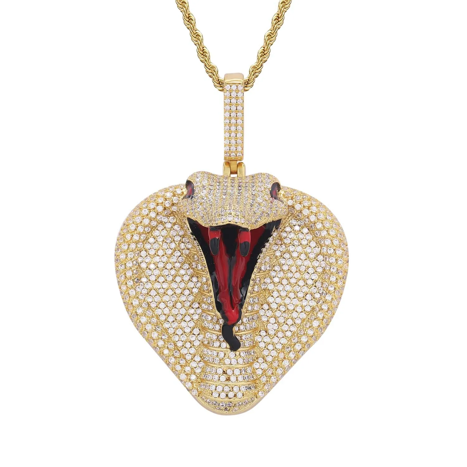 Властная король Кобра раньше для мужчин и женщин хип-хоп Сверкающее полное