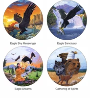 eagle indian trout hawk wolf bear spare tire cover all sizes available in menu camera opening option in menu