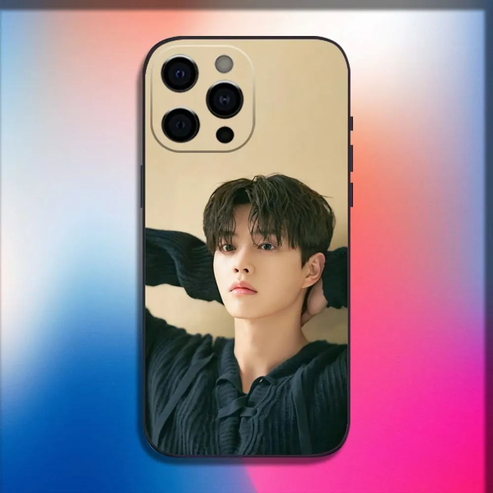 Actor K-Kang S-Song Phone Case For iPhone 16 15 14 13 12 11 Pro X XS Max XR Plus Mini Soft Black Cover