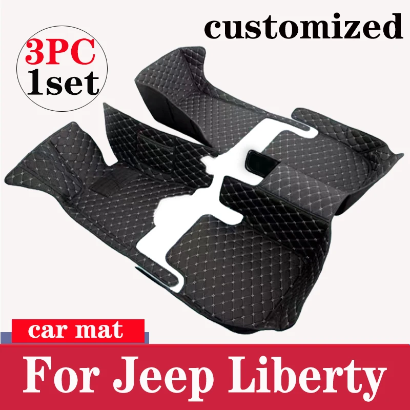 

Автомобильные коврики для Jeep Liberty Cherokee KJ 2002 ~ 2007, классическая версия, водонепроницаемые напольные коврики, коврики для ног, автомобильные аксессуары