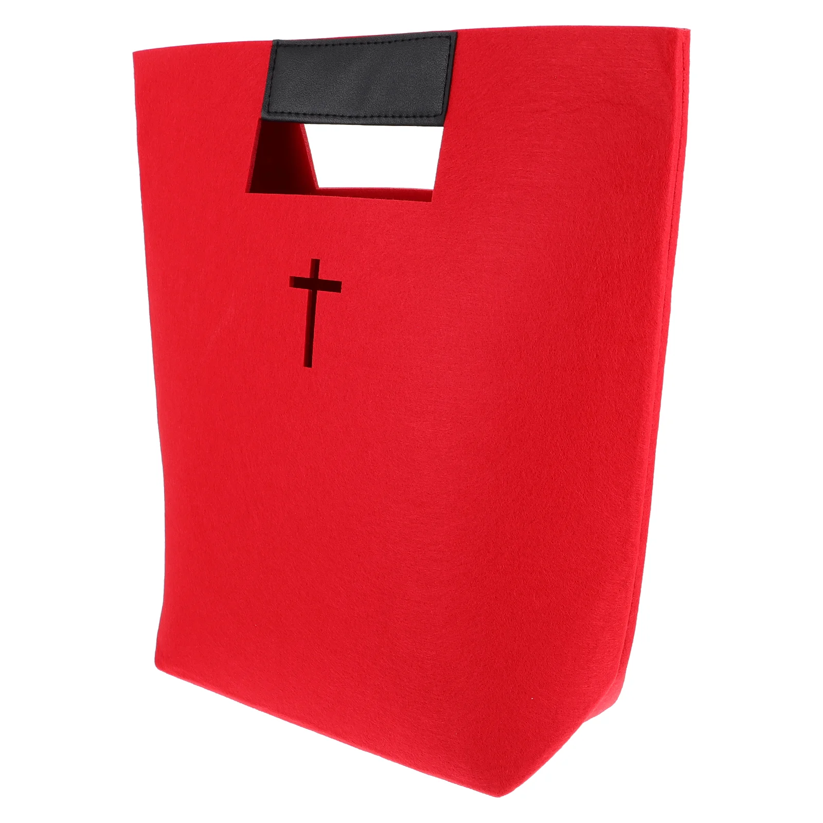 

Bible Case Tote Carrying Felt Cover Shopping Covers Pouch Women Christian Study Grocery Book Organizer Men Church Reusable Cross