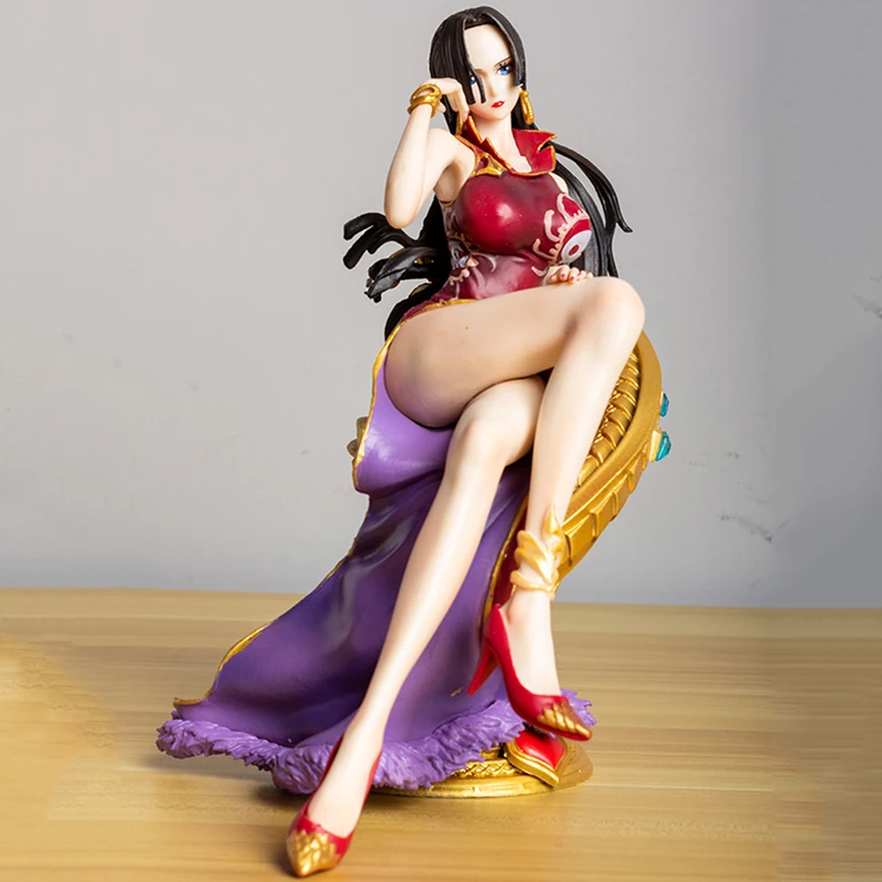 

21CM One Piece GK Boa Hancock Action Figure Model Sexy Anime Girl Doll Statue Figurines Manga Hentai Figures Toys For Adult